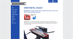 Desktop Screenshot of magnabend.com